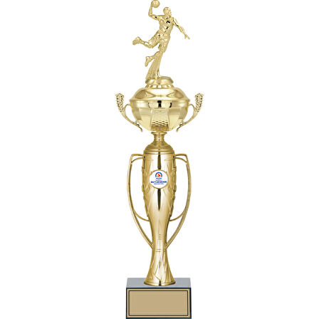 ODAK KUPA - Figürlü Kupalar - Hentbol Figürlü Kupalar FG-072 C - 49 cm
