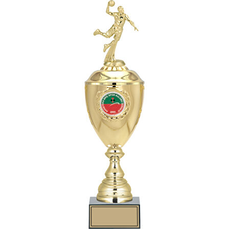 ODAK KUPA - Figürlü Kupalar - Hentbol Figürlü Kupalar FG-079 C - 48 cm