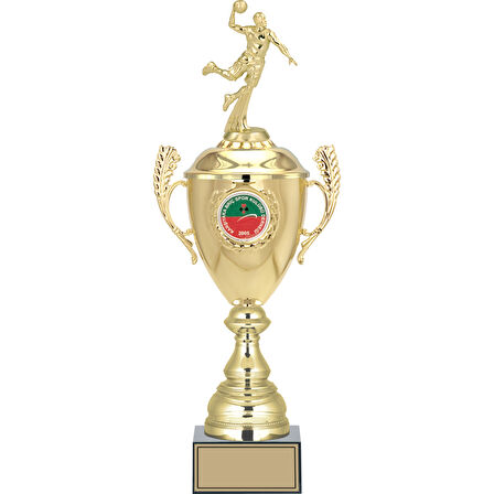 ODAK KUPA - Figürlü Kupalar - Hentbol Figürlü Kupalar FG-080 B - 49 cm