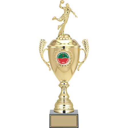 ODAK KUPA - Figürlü Kupalar - Hentbol Figürlü Kupalar FG-080 C - 48 cm