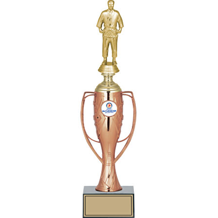 ODAK KUPA - Figürlü Kupalar - Judo / Karate Figürlü Kupalar FG-025 C - 38 cm