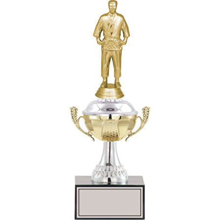 ODAK KUPA - Figürlü Kupalar - Judo / Karate Figürlü Kupalar FG-046 C - 31 cm
