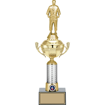 ODAK KUPA - Figürlü Kupalar - Judo / Karate Figürlü Kupalar FG-058 C - 41 cm