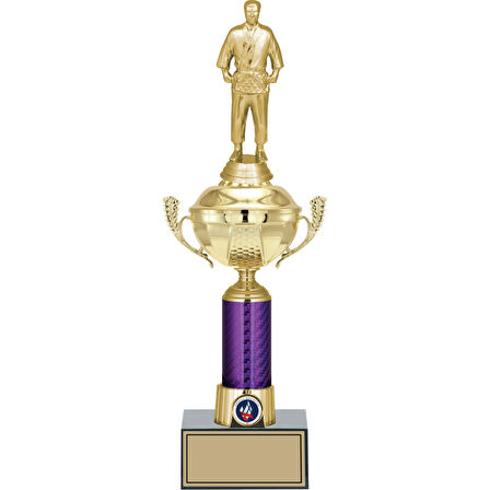 ODAK KUPA - Figürlü Kupalar - Judo / Karate Figürlü Kupalar FG-060 C - 41 cm