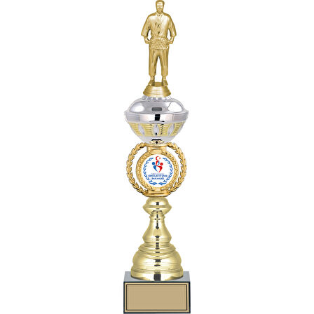 ODAK KUPA - Figürlü Kupalar - Judo / Karate Figürlü Kupalar FG-066 B - 47 cm
