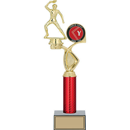 ODAK KUPA - Figürlü Kupalar - Masa Tenisi Erkek Figürlü Kupalar FG-016 A - 39 cm