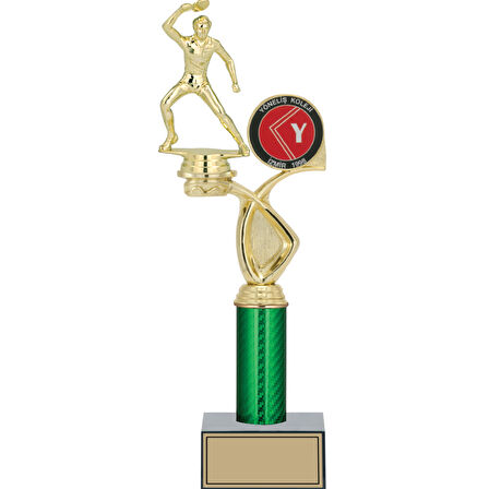 ODAK KUPA - Figürlü Kupalar - Masa Tenisi Erkek Figürlü Kupalar FG-018 B - 36 cm
