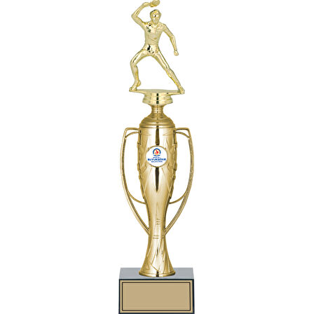ODAK KUPA - Figürlü Kupalar - Masa Tenisi Erkek Figürlü Kupalar FG-025 A - 36 cm