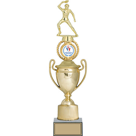 ODAK KUPA - Figürlü Kupalar - Masa Tenisi Erkek Figürlü Kupalar FG-037 A - 44 cm