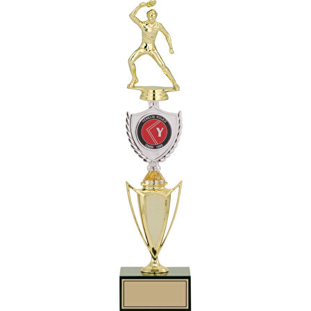 ODAK KUPA - Figürlü Kupalar - Masa Tenisi Erkek Figürlü Kupalar FG-042 C - 41 cm