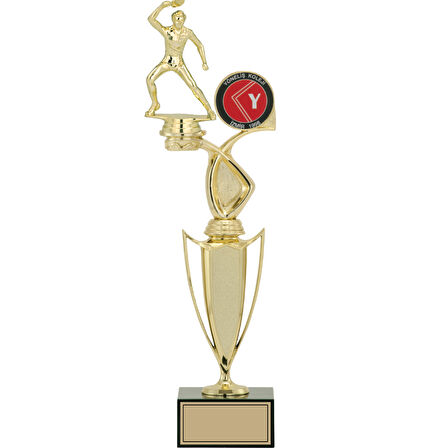 ODAK KUPA - Figürlü Kupalar - Masa Tenisi Erkek Figürlü Kupalar FG-043 A - 43 cm