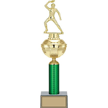 ODAK KUPA - Figürlü Kupalar - Masa Tenisi Erkek Figürlü Kupalar FG-049 A - 41 cm