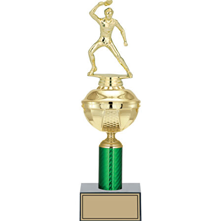 ODAK KUPA - Figürlü Kupalar - Masa Tenisi Erkek Figürlü Kupalar FG-049 C - 36 cm