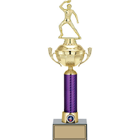 ODAK KUPA - Figürlü Kupalar - Masa Tenisi Erkek Figürlü Kupalar FG-060 A - 45 cm