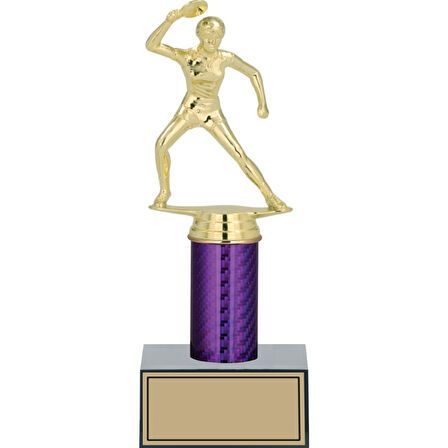 ODAK KUPA - Figürlü Kupalar - Masa Tenisi Kadın Figürlü Kupalar FG-002 A - 24 cm