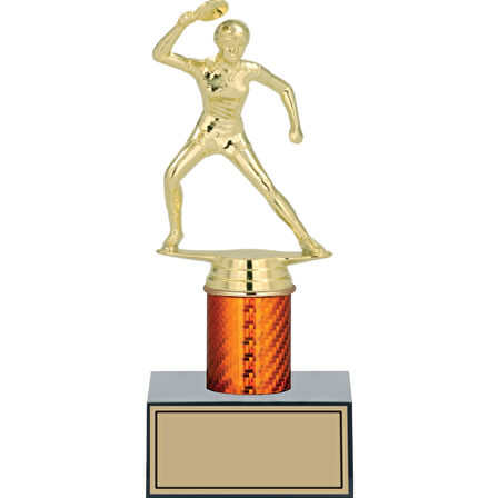 ODAK KUPA - Figürlü Kupalar - Masa Tenisi Kadın Figürlü Kupalar FG-003 B - 22 cm