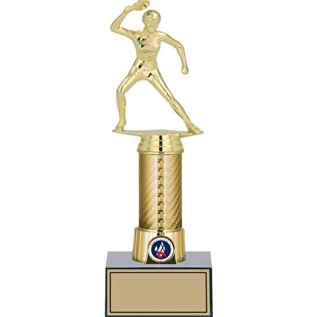 ODAK KUPA - Figürlü Kupalar - Masa Tenisi Kadın Figürlü Kupalar FG-008 C - 28 cm