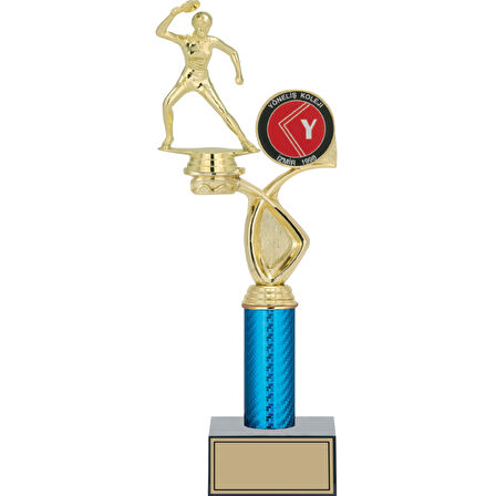 ODAK KUPA - Figürlü Kupalar - Masa Tenisi Kadın Figürlü Kupalar FG-017 B - 36 cm