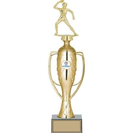 ODAK KUPA - Figürlü Kupalar - Masa Tenisi Kadın Figürlü Kupalar FG-026 B - 40 cm