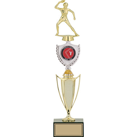 ODAK KUPA - Figürlü Kupalar - Masa Tenisi Kadın Figürlü Kupalar FG-042 B - 44 cm