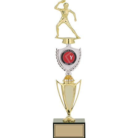 ODAK KUPA - Figürlü Kupalar - Masa Tenisi Kadın Figürlü Kupalar FG-042 C - 41 cm