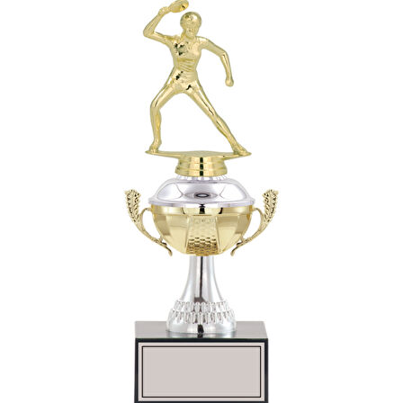 ODAK KUPA - Figürlü Kupalar - Masa Tenisi Kadın Figürlü Kupalar FG-046 C - 30 cm