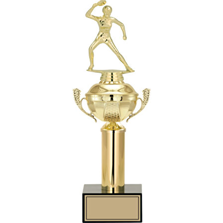 ODAK KUPA - Figürlü Kupalar - Masa Tenisi Kadın Figürlü Kupalar FG-048 C - 38 cm