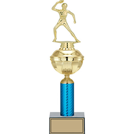 ODAK KUPA - Figürlü Kupalar - Masa Tenisi Kadın Figürlü Kupalar FG-051 B - 38 cm