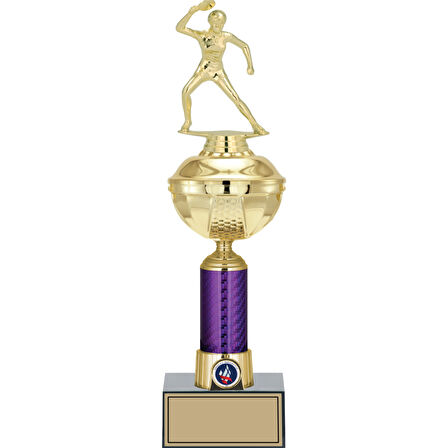 ODAK KUPA - Figürlü Kupalar - Masa Tenisi Kadın Figürlü Kupalar FG-059 C - 40 cm