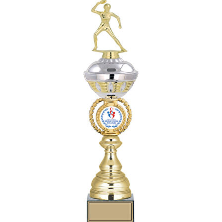 ODAK KUPA - Figürlü Kupalar - Masa Tenisi Kadın Figürlü Kupalar FG-066 A - 48 cm