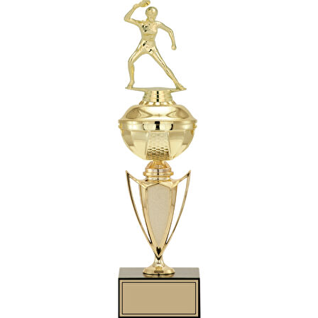 ODAK KUPA - Figürlü Kupalar - Masa Tenisi Kadın Figürlü Kupalar FG-067 C - 40 cm