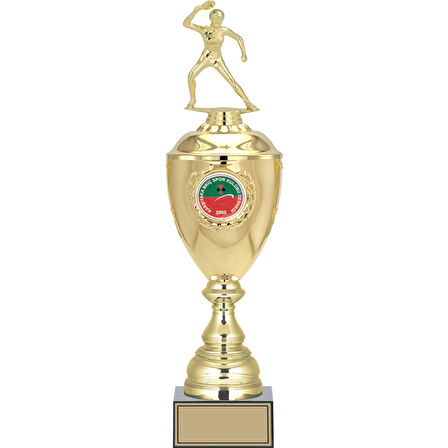 ODAK KUPA - Figürlü Kupalar - Masa Tenisi Kadın Figürlü Kupalar FG-079 B - 47 cm