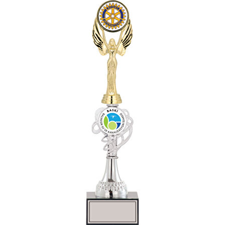 ODAK KUPA - Figürlü Kupalar - Melek Figürlü Kupalar FG-034 B - 40 cm