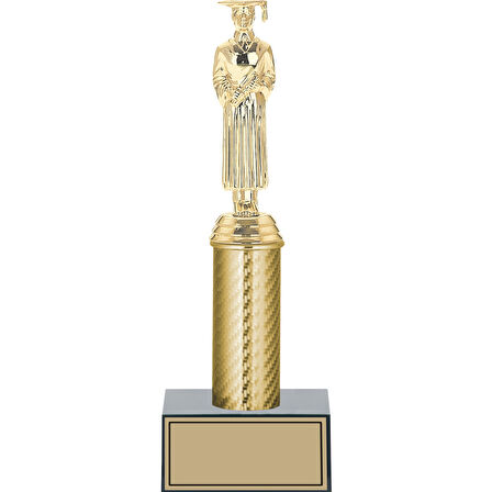 ODAK KUPA - Figürlü Kupalar - Mezuniyet Erkek Figürlü Kupalar FG-007 B - 28 cm