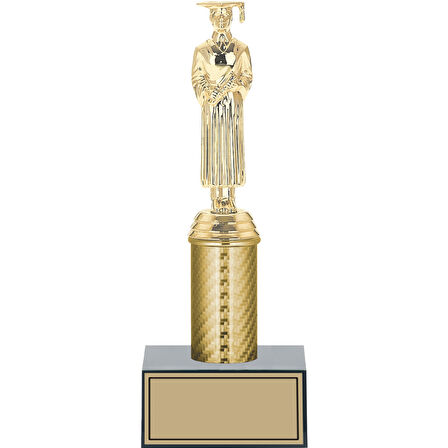 ODAK KUPA - Figürlü Kupalar - Mezuniyet Erkek Figürlü Kupalar FG-007 C - 25 cm