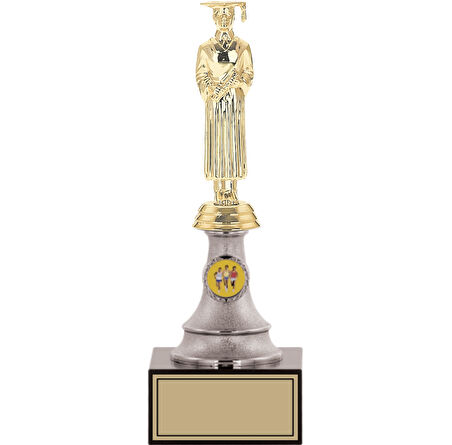 ODAK KUPA - Figürlü Kupalar - Mezuniyet Erkek Figürlü Kupalar FG-010 B - 27 cm
