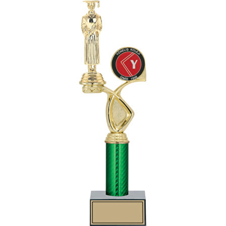 ODAK KUPA - Figürlü Kupalar - Mezuniyet Erkek Figürlü Kupalar FG-018 B - 37 cm