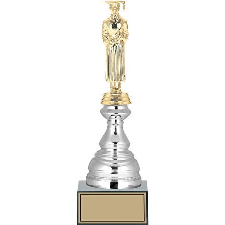 ODAK KUPA - Figürlü Kupalar - Mezuniyet Erkek Figürlü Kupalar FG-024 B - 31 cm