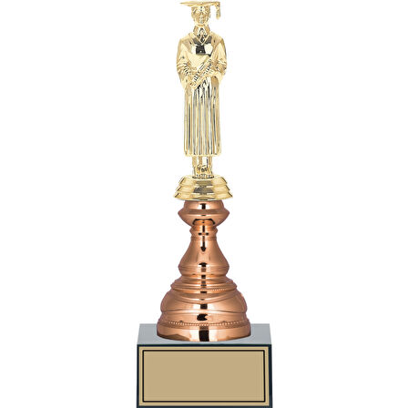 ODAK KUPA - Figürlü Kupalar - Mezuniyet Erkek Figürlü Kupalar FG-024 C - 29 cm