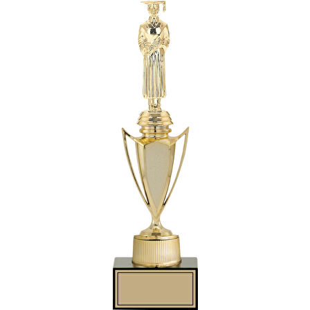 ODAK KUPA - Figürlü Kupalar - Mezuniyet Erkek Figürlü Kupalar FG-040 C - 34 cm