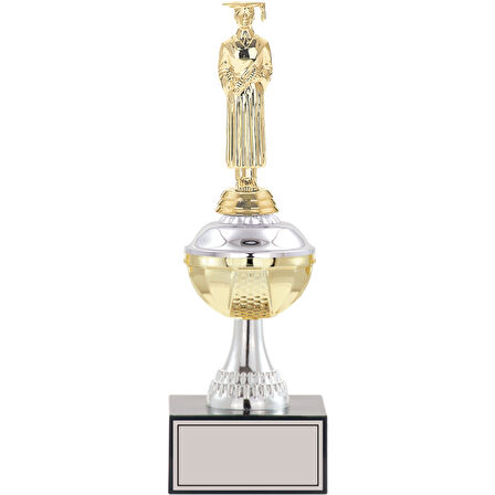 ODAK KUPA - Figürlü Kupalar - Mezuniyet Erkek Figürlü Kupalar FG-045 C - 31 cm