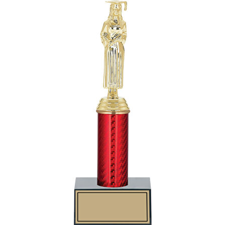 ODAK KUPA - Figürlü Kupalar - Mezuniyet Kadın Figürlü Kupalar FG-004 A - 28 cm