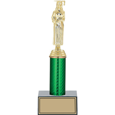 ODAK KUPA - Figürlü Kupalar - Mezuniyet Kadın Figürlü Kupalar FG-006 B - 28 cm