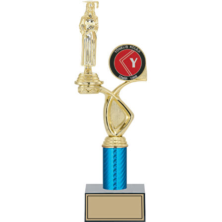 ODAK KUPA - Figürlü Kupalar - Mezuniyet Kadın Figürlü Kupalar FG-017 C - 35 cm