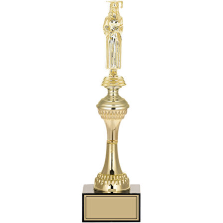 ODAK KUPA - Figürlü Kupalar - Mezuniyet Kadın Figürlü Kupalar FG-029 B - 35 cm