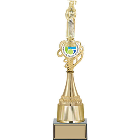 ODAK KUPA - Figürlü Kupalar - Mezuniyet Kadın Figürlü Kupalar FG-033 A - 43 cm