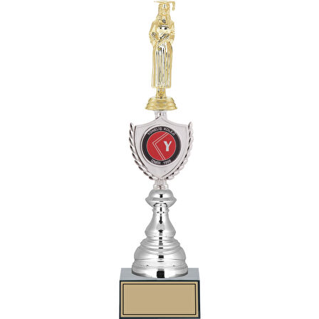 ODAK KUPA - Figürlü Kupalar - Mezuniyet Kadın Figürlü Kupalar FG-035 C - 39 cm