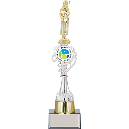 ODAK KUPA - Figürlü Kupalar - Mezuniyet Kadın Figürlü Kupalar FG-036 B - 40 cm