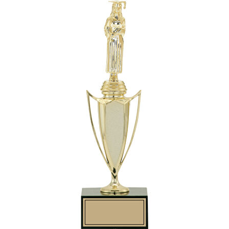ODAK KUPA - Figürlü Kupalar - Mezuniyet Kadın Figürlü Kupalar FG-039 B - 33 cm