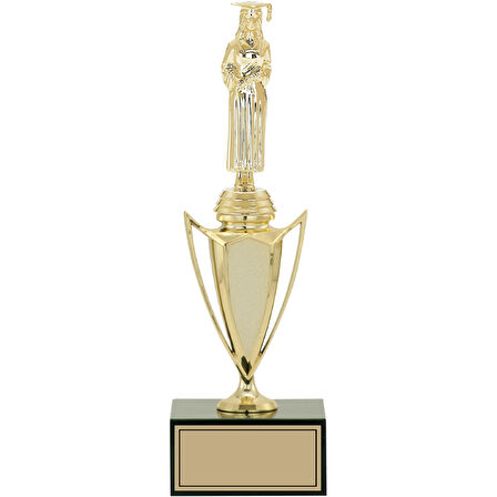ODAK KUPA - Figürlü Kupalar - Mezuniyet Kadın Figürlü Kupalar FG-039 C - 31 cm